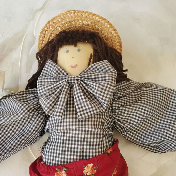 Riches To Rags 20" Hand Made Rag Doll With Tag "Kimmy" Folk Art American Design - Picture 6 of 14